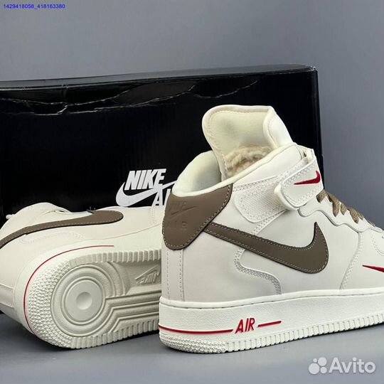 Кроссовки Nike Air Force 1 High (с мехом) (Арт.25339)