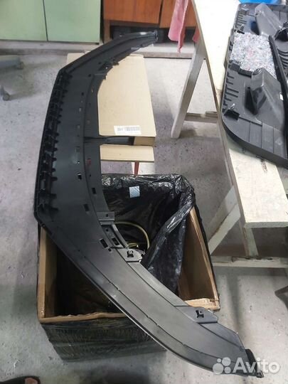 Защита спойлер бампера VW polo