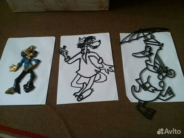 Декоративные фигуры СССР, карточки скубиду