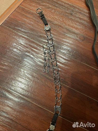 Продам строгий ошейник и 2 поводка