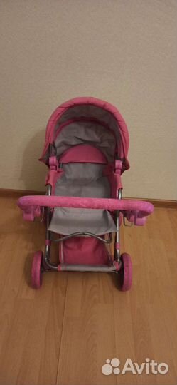 Игрушечная коляска и кукла бейби бон