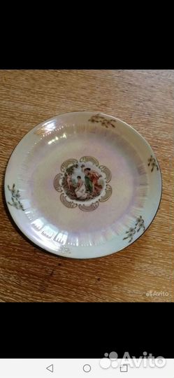 Тарелки гусь хрустальный