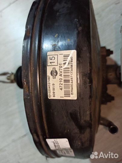 Вакуумный усилитель Nissan Primera P12 универсал