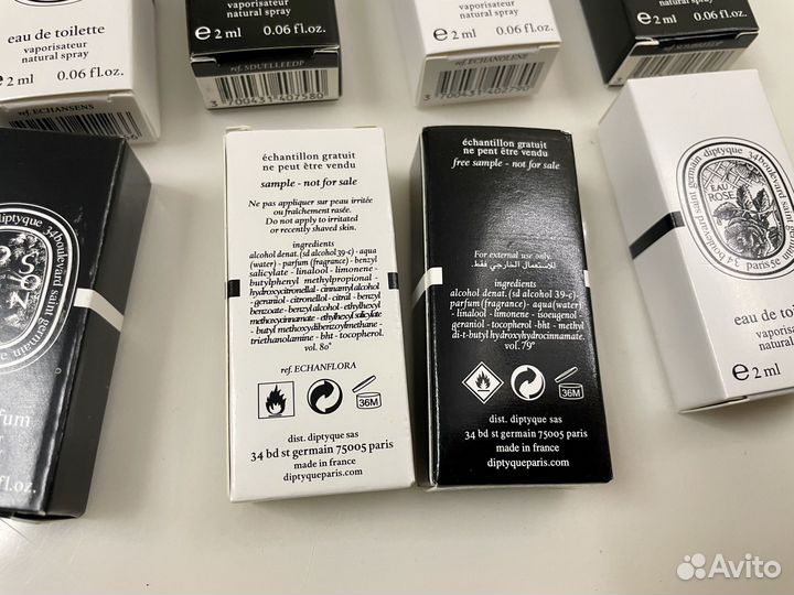 Пробники парфюмерии Diptyque 2ml оригинал