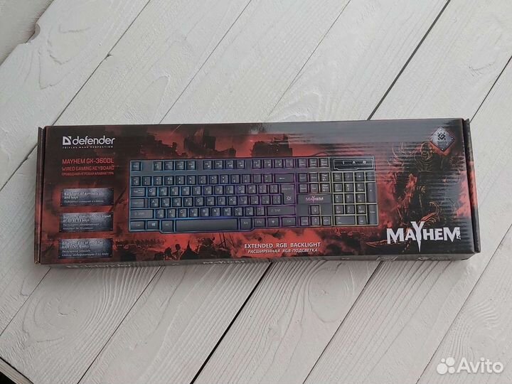 Игровая клавиатура Defender