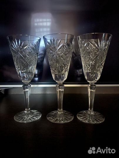 Хрустальные бокалы СССР