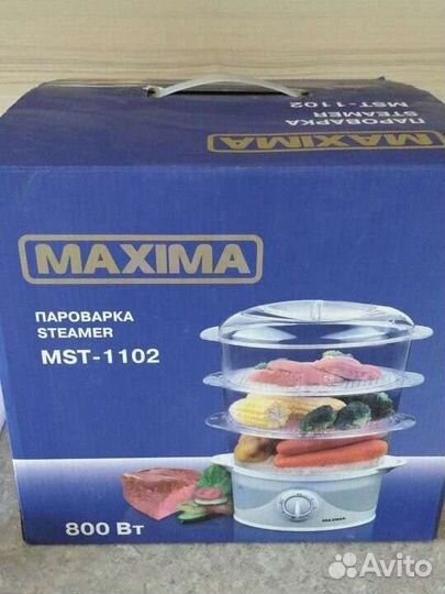Пароварка maxima MST-1102 новая