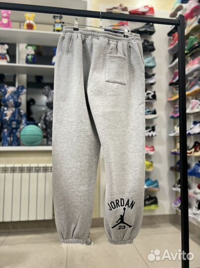 Штаны на флисе nike air jordan