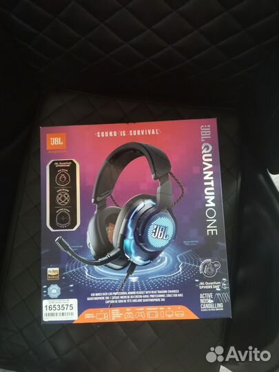 Jbl quantum one, игровые наушники с микрофоном