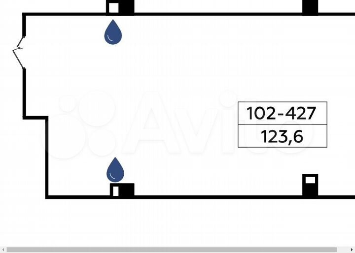 Продается помещение под офис площадью 123.6 кв.м
