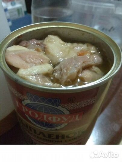 Мясо цыпленка Гродфуд/ тушенка куриная/ консервы