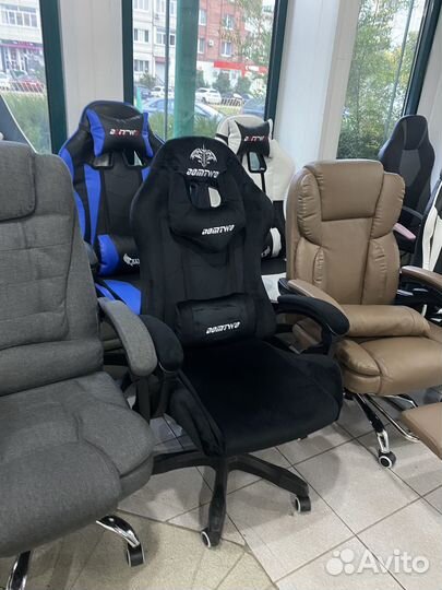 Игровое кресло велюровое