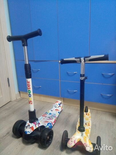 Самокаты детские со светящимися колесами