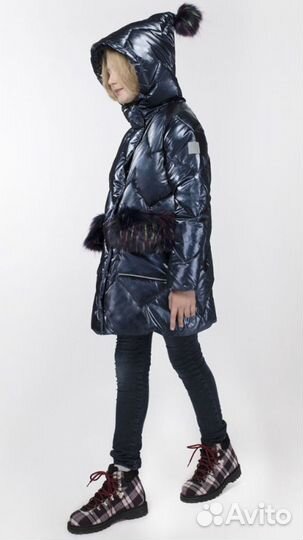 Зимняя куртка на девочку 140 146