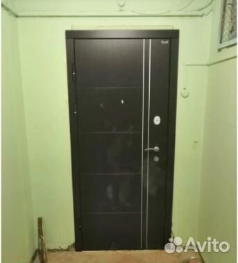 Дверь входная с зеркалом