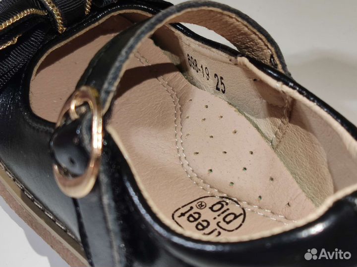 Туфли детские для девочки backstreet pig 25 размер