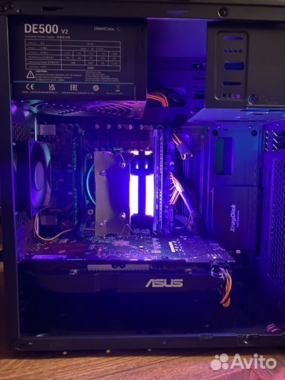 Игровой intel e2640v4/16 gb ddr4/ssd/rx 580 8 gb