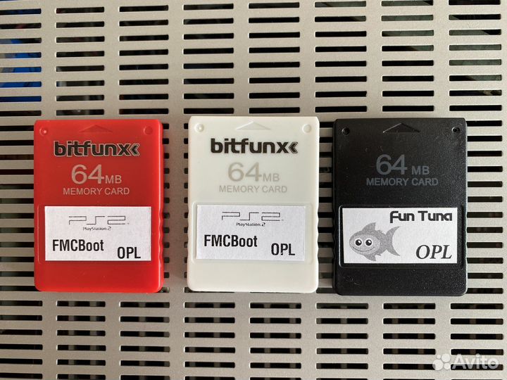 Карта памяти sony ps2, freemcboot, FunTuna