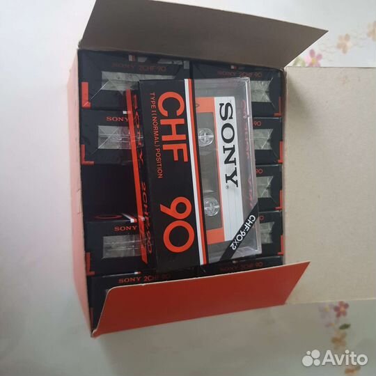 Аудиокассеты новые sony