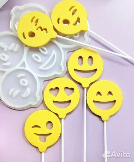 Молд силиконовый Смайлики