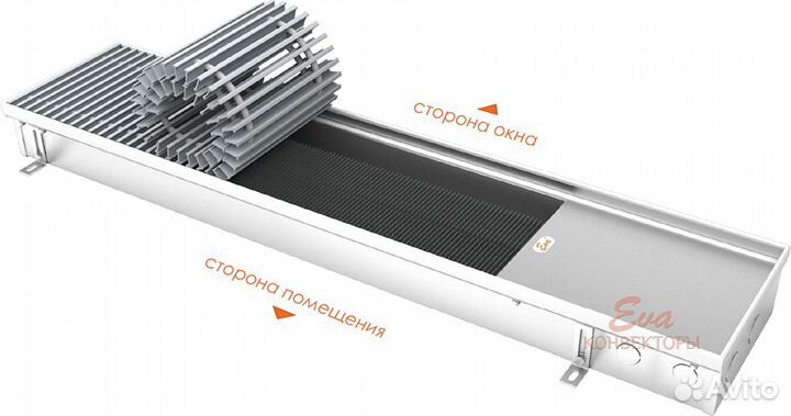 Конвектор без вентилятора высота 80 ева Systems