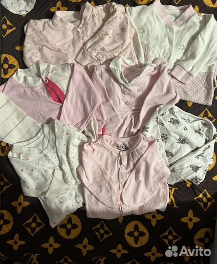 Вещи пакетом на малышку 0-3