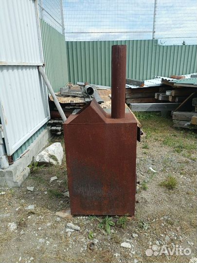 Печь для бани с баком