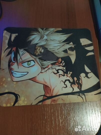 Компьютерная мышка с ковриком