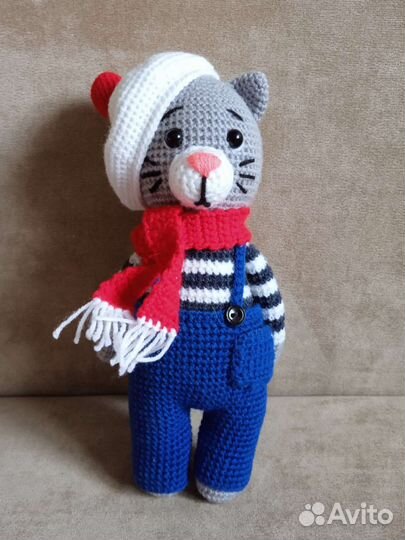 Мягкая игрушка котик