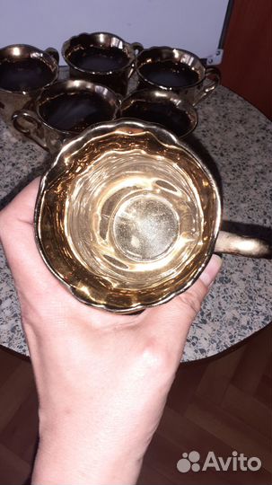 6 чайных чашек