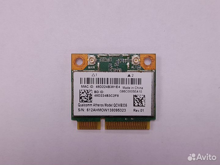 Wi-fi адаптер anatel qcwb335