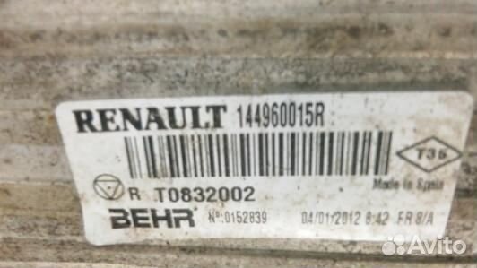 Радиатор интеркуллера renault master 3 (HEA30KC01)