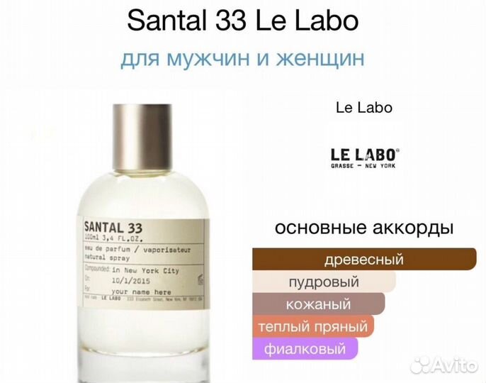 Набор Le labo новый