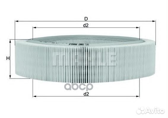 Фильтр воздушный S-class (W140) lx346 Mahle/Kn