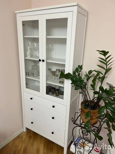 Зеркало белое массив сосны 52х140 см