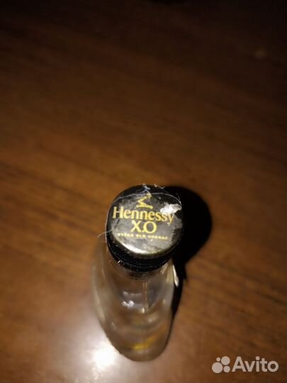 Бутылка от элитного коньяка Hennessy 50 ml