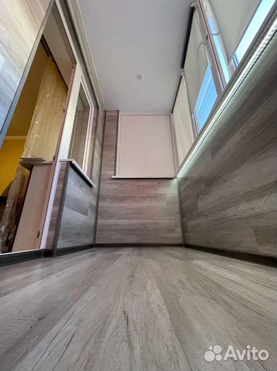 Отделка балкона