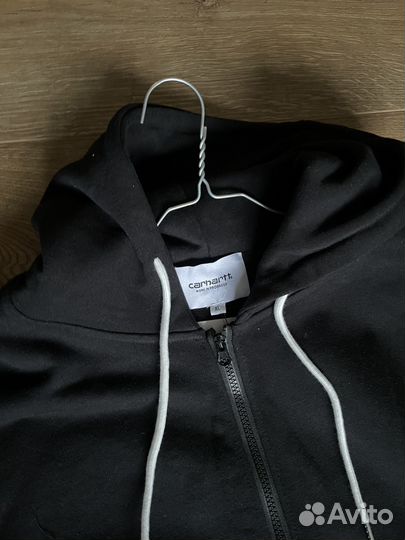 Зип худи carhartt wip chase новое xl