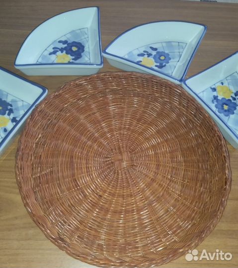 Менажница фарфор