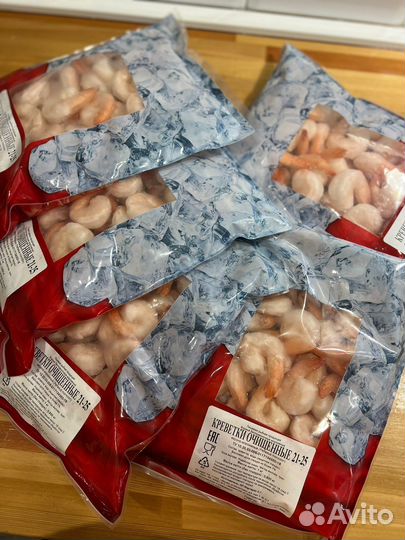 Креветка очищенная тигровая