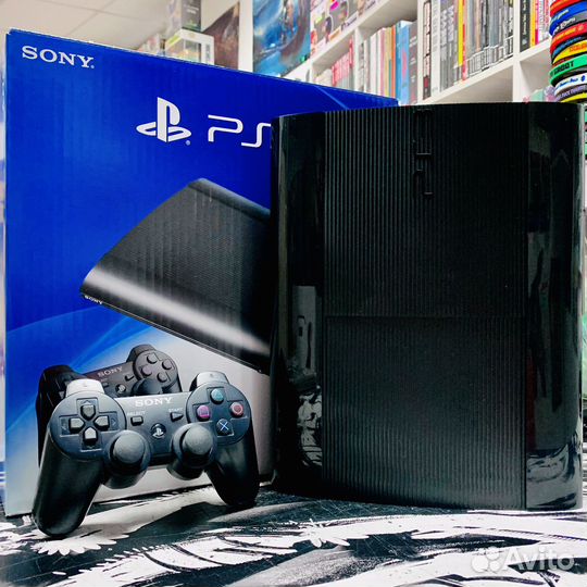 Sony PlayStation 3 Super Slim 500GB + 7 игр
