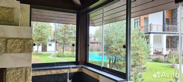 Раздвижные перегородки из стекла лофт