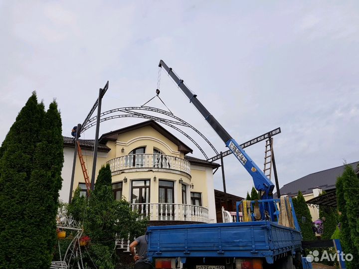 Навес из поликарбоната