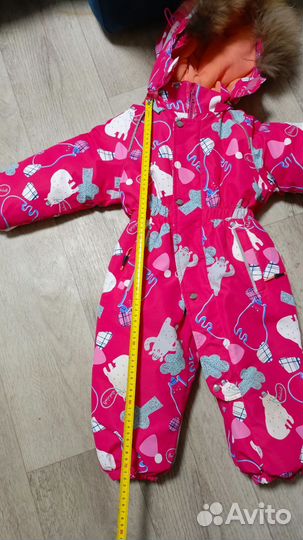 Зимний комбинезон для девочки 98