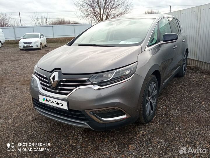 Renault Espace 1.6 AMT, 2016, 77 000 км