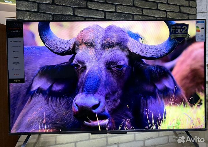 Qled 4K Android TV из будущего 127 см(настроен)