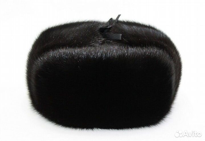 Норковая шапка мужская ушанка