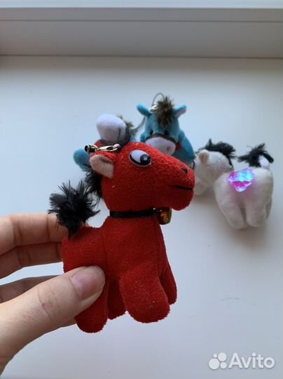 Брелок подвеска Подушка игрушка сердечко