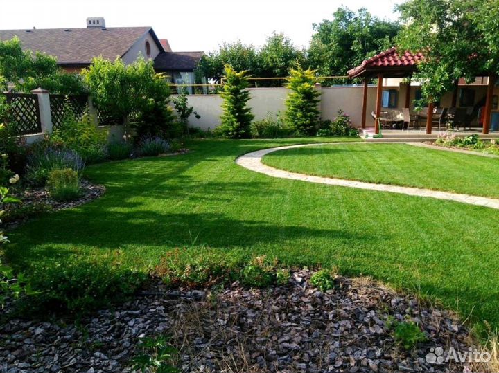 Рулонный газон