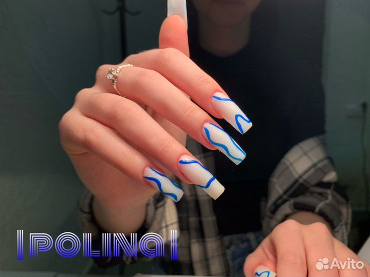 Маникюр Наращивание Дизайн